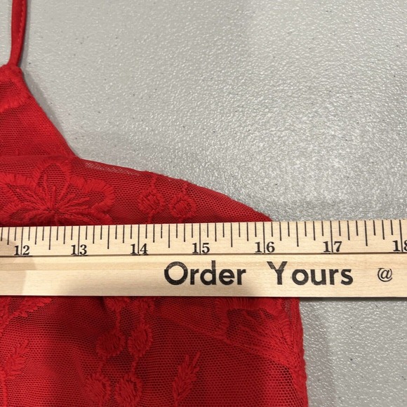 Altard State Red Lace Halter Dress Sleeveless Party Cocktail Mini Size S - Picture 9 of 10